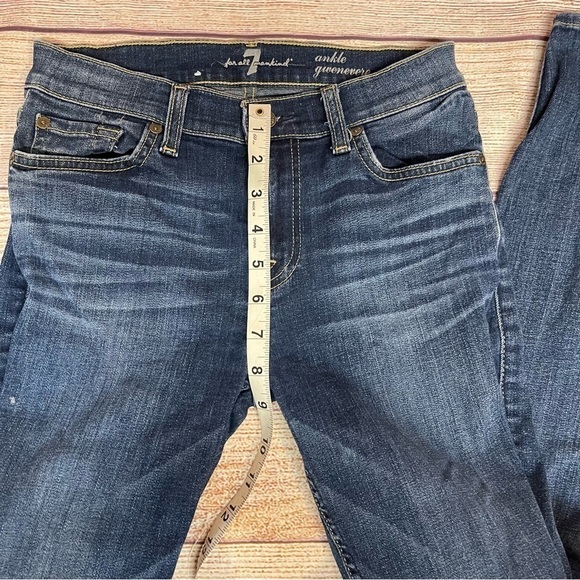 7 For All Mankind Ankle Gwenevere Skinny Jeans - Picture 6 of 8
